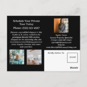 カスタムラグジュアリー実在エステート葉書 ポストカード (裏面)