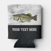 カスタムラグッドラージムウスベース魚釣りクールアングラー 缶クーラー (裏面)