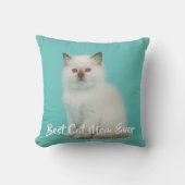 カスタムラグドールキッテン写真 クッション (正面)