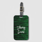 カスタムラゲッジタグトレンディーシンプルシックタイポグラフィ ラゲッジタグ (正面縦)