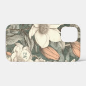 カスタムラスティックマグノリアペイントフラワー 植物画 Case-Mate iPhoneケース (裏面 (横))