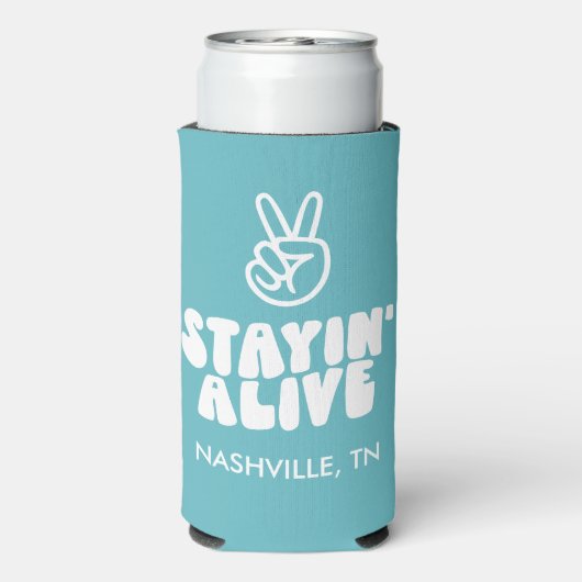 カスタムラストディスコバチェロレッテディスコボール スリム缶クーラー (Seltzer裏面)