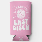 カスタムラストディスコバチェロレッテディスコボール スリム缶クーラー (正面)