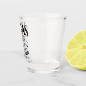 カスタムラスベガスバチェロレッテパーソナライズされた ショットグラス (右)