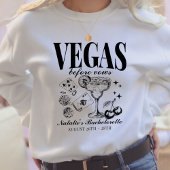 カスタムラスベガスバチェロレッテパーソナライズされた スウェットシャツ
