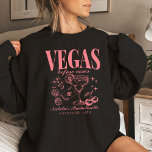 カスタムラスベガスバチェロレッテパーソナライズされた スウェットシャツ<br><div class="desc">私たちのピンクの「Vegas Before Vows」バチェロレッテでラスベガスの体験を高めカスタムるラスベガスのバチェロレッテクルーネックのスウパーソナライズされたェットシャツ。この汗シャツは単なる衣服ではなく、笑いと友情で満たされた忘れられない週末のシンボルである。レトロなカジノバッハの旅テーマを備え、ラスベガスの精神を体現し、ブライダルパーティの心地よいとスタイルに最適な選択肢である。「ラッキー・イン・ラブ・ブライデスメイド」や「ラスベガス・ソーシャル・クラブ」などのスローガンでカスタマイズ可能な、このクルーネックのスウェットシャツは、お祝いに個人的なtouchを追加する。あなたはトランプのポーカーのサイコロバチェロレッテを計画するか、都市の象徴的なランドマークを探索するかにかかわらず、このスウェットシャツはあなたのラスベガスの冒険に多彩な追加である。ピンク鮮やか色は様々なバチェロレッテテーマを補完し、あなたのグループはスタイルで際立つ。プレミアム素材を使用した当社のクレパーソナライズされたンクのスウェットシャツは、お祝い全体の心地よいと耐久性を優先する。彼らは単に実用的スタイリッシュであるだけでなく、彼らがあなたのブライダルパーティのための完璧な贈り物にする。このシックで設計のスウェットシャツでカスタムは、「Vegas Before Vows」の冒険の精神を受け入れ、あなたのバチェロレッテの瞬間をできる限り記憶に残す。</div>