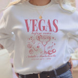 カスタムラスベガスバチェロレッテパーソナライズされた スウェットシャツ<br><div class="desc">私たちのピンクの"Vegas Before Vows"ギアでラスベガスのバチェロレッテのためのラスベガスのバチェロレッテカスタムクルーネックのスウェットシャパーソナライズされたツ。この居心地の良いスタイリッシュスウェットシャツは、心地よいを追加し、あなたの特別な週末にしゃれている最適である。レトロなカジノバッハの旅デザインを備え、ラスベガスのおもしろい満載のお祝いのトーンを設定し、あなたはにカジノを打つか、あなたのブライダルパーティと一緒に夜を楽しむ。「トランプのポーカーサイコロバチェロレッテ」や「ドリンクとサイコロ」などのスローガンでカスタマイズ可能な、バチェロレッテの服装にtouchを加えたパーソナライズされた。そのピンク鮮やか色は目立つだけでなく、様々なバチェロレッテテーマを補完し、あなたのグループが調整され、ラスベガスの冒険スタイリッシュ全体を通して見える。柔らかく耐久性のある素材を使用した当社のクレパーソナライズされたブネックのスウェットシャツは、心地よいと長寿用に設計されている。彼らは夕べ中や保スタイルでラウンジ中の暖かクールさに最適のまわりにである。お客様擦り切れたの結婚式の衣装として、または花嫁の家族のための思い出に残る記念の品として、このスウェットシャツは、ラスベガスのバチェロレッテをより特別なものにする確実である。</div>