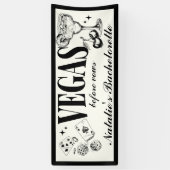 カスタムラスベガスバチェロレッテパーソナライズされた 横断幕 (縦)