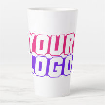 カスタムラテコーヒーカップ – ロゴの追加
