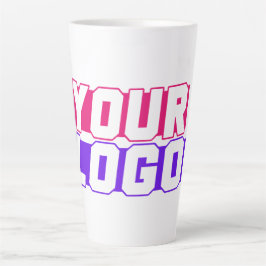 カスタムラテコーヒーカップ – ロゴの追加 カフェラテマグ