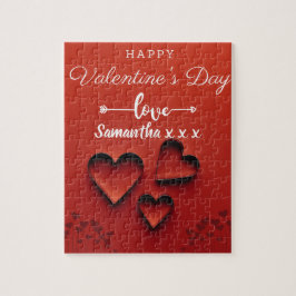 カスタムラブバイルバレンタインジグソーパズル ジグソーパズル