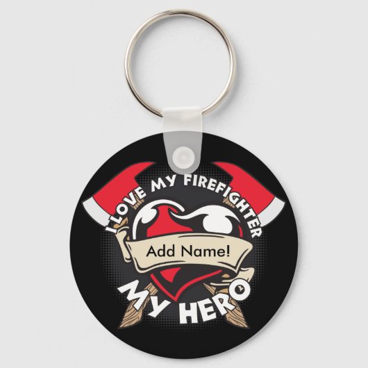 カスタムラブマイファイアファイター キーホルダー (正面)