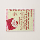 カスタムラブレターバレンタインジグソーパズル ジグソーパズル (横)