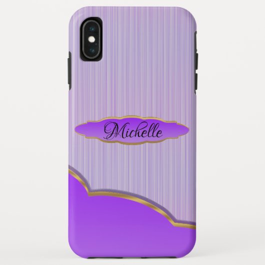 カスタムラベストライプンダーiPhone XS Maxケース Case-Mate iPhoneケース (裏面)