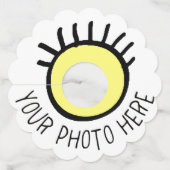 カスタムラベルテンプレート ワイングラスタグ (正面)