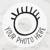 カスタムラベルテンプレート ワイングラスタグ (正面)