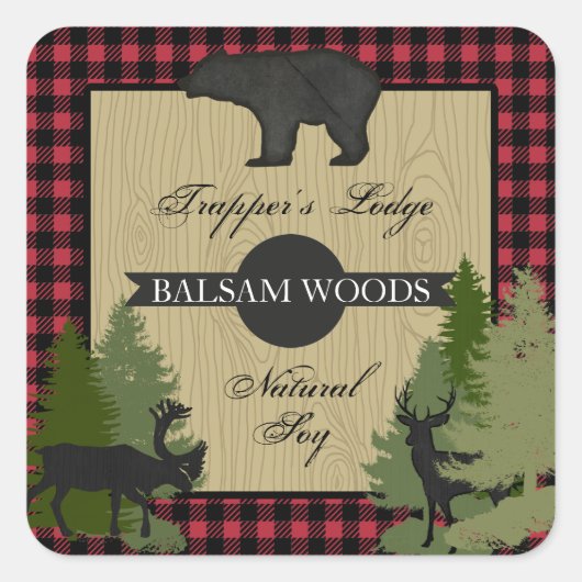 カスタムラベル層付スザンヌ スクエアシール (正面)