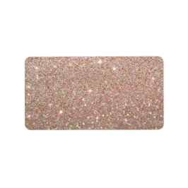 カスタムラベル – バラ金ゴールドグリットFab ラベル