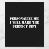 *カスタムラベル* ワインラベル (シングルラベル)