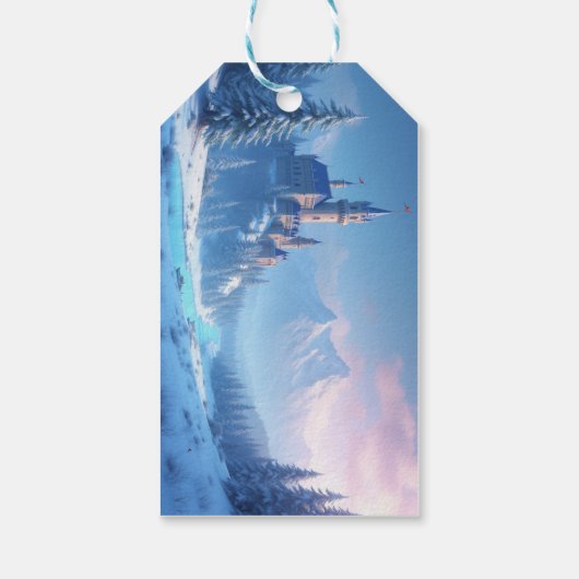 カスタムラベル – 冬 ギフトタグ (裏面)