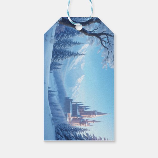 カスタムラベル – 冬 ギフトタグ (裏面)