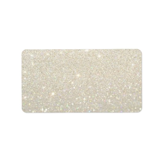 カスタムラベル – 白金ゴールドグリットFab ラベル (正面)