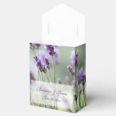 カスタムラベンダーボヘミアン結婚式の引き出物ボックス フェイバーボックス (オープン)
