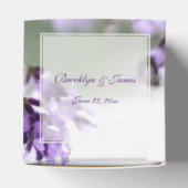 カスタムラベンダーボヘミアン結婚式の引き出物ボックス フェイバーボックス (上部)