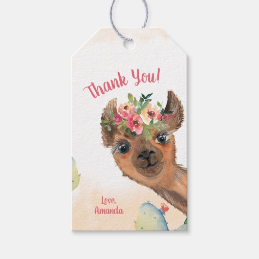 カスタムラマ ギフトタグ (正面)