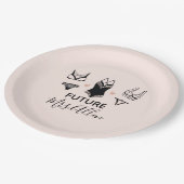 カスタムランジェリーブライダルシャワー紙プレート ペーパープレート (アングル)