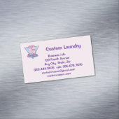 カスタムランドリードライクリーナービジネスCa マグネット名刺 (インサイチュ)
