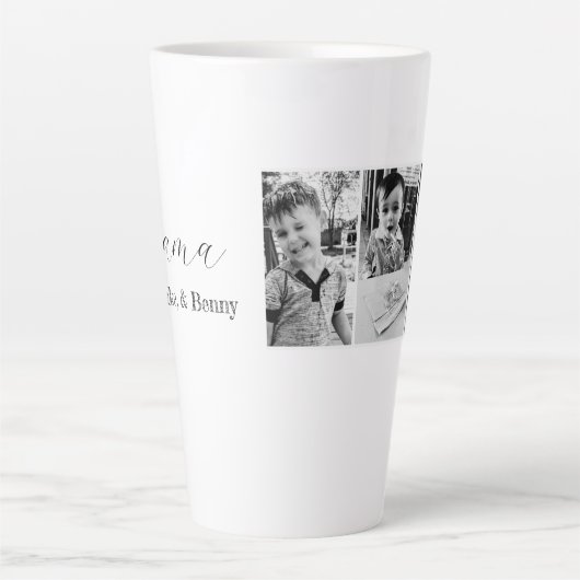 カスタムラージラテマグ カフェラテマグ (正面)