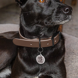 カスタムリスを追うパーソナライズされたラベル犬の犬 ペット ネームタグ