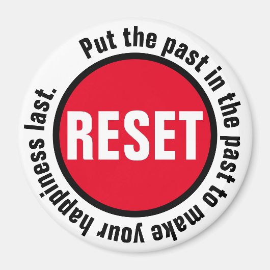 カスタムリセットボタンを押す マグネット (正面)