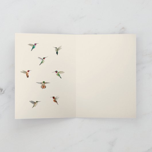 カスタムリタイアハミングバーズカード カード (内部)