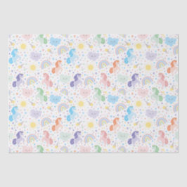 カスタムリトルかわいらしユニコーンティッシュペーパー 薄葉紙