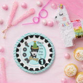 カスタムリトルドッグ恋人1st誕生日紙プレート ペーパープレート (パーティー)