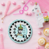 カスタムリトルドッグ恋人2nd誕生日紙プレート ペーパープレート (パーティー)