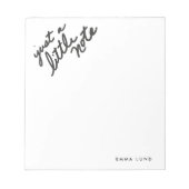 カスタムリトルノート文房具紙パッド ノートパッド (正面)