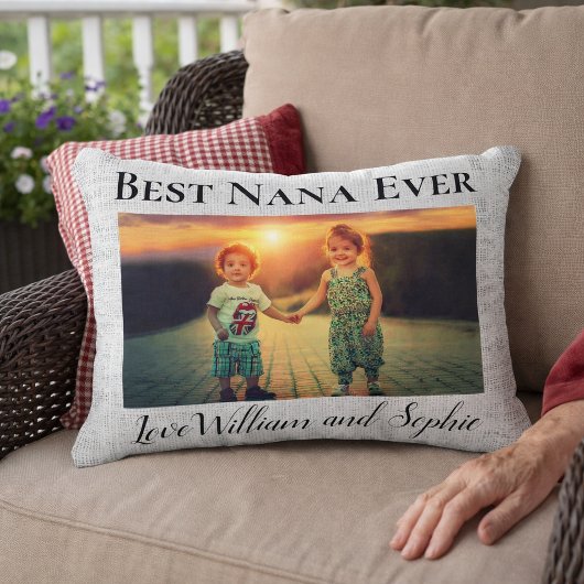 カスタムリネン最高のナ・エバー写真 アクセントクッション