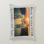 カスタムリネン最高のナ・エバー写真 アクセントクッション (正面(垂直))