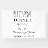 カスタムリハーサルディナー紙パーティーバナー 横断幕 (横)