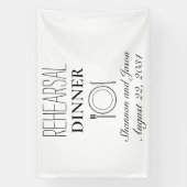 カスタムリハーサルディナー紙パーティーバナー 横断幕 (縦)