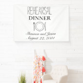 カスタムリハーサルディナー紙パーティーバナー 横断幕 (インサイチュ)