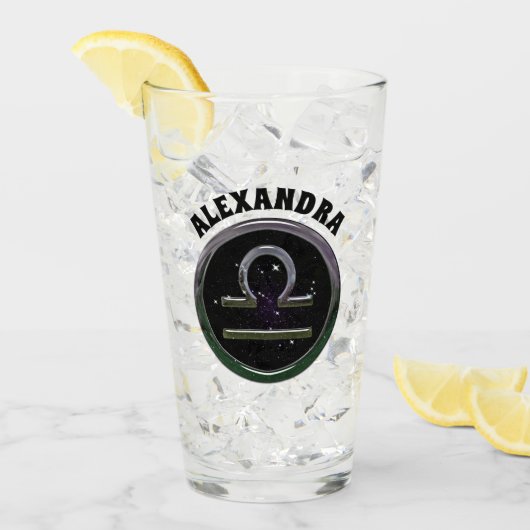 カスタムリブラ タンブラーグラス (アイス正面)