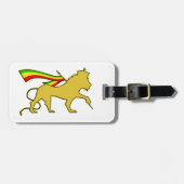 カスタムリュッダラゲッジタグのライオン ラゲッジタグ (正面横)