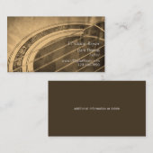 カスタムリュティエ職人アコースティックギター 名刺 (正面/裏面)