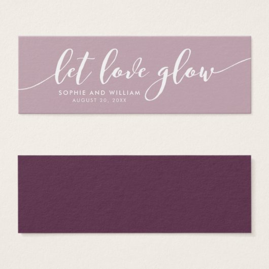 カスタムリラックスColor Script結婚のLet Love Glow (正面&裏面)
