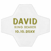 カスタムリングや輪ベアラ名結婚の日付適用領域 サッカーボール (フラット)