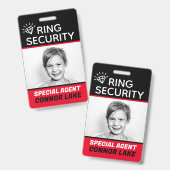 カスタムリングや輪担保リングや輪ベアラ結婚ーズ担保 バッジ (正面＆裏面)